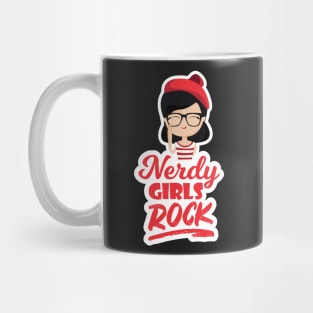 Nerdy Girls Rock Geek Nerd Mug